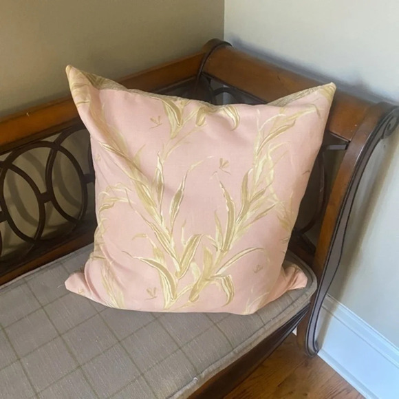 Custom Made Pink Gold Custom Made Pillow Cover - Picture 1 of 4
